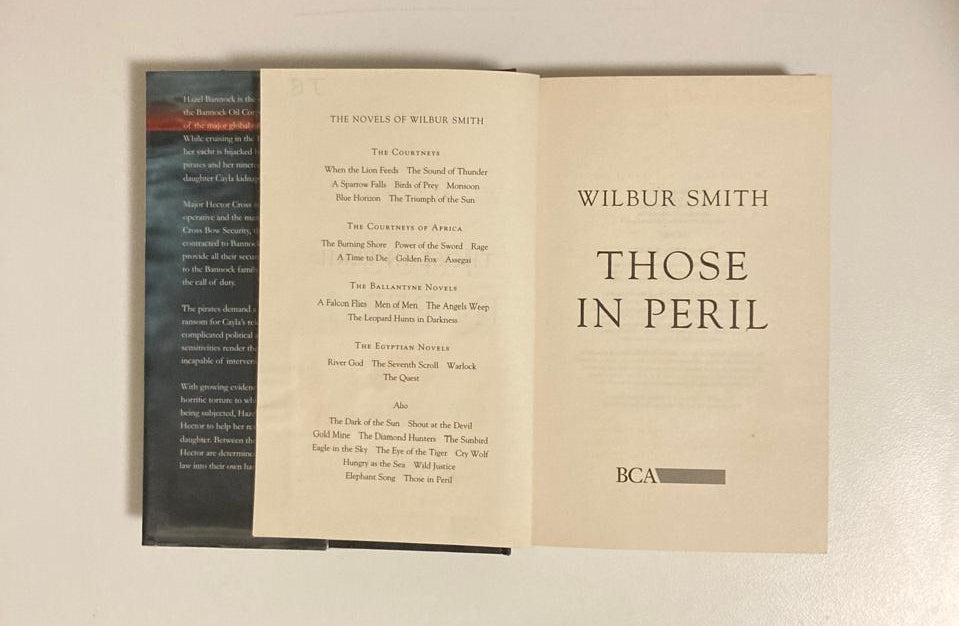Those in peril - Wilbur Smith (Hector Cross series #1)