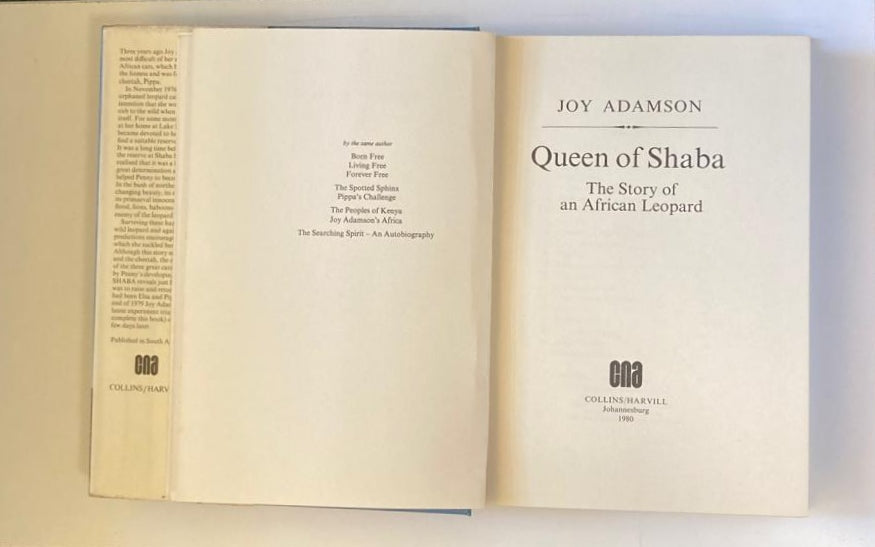 Queen of Shaba: The story of an African leopard - Joy Adamson