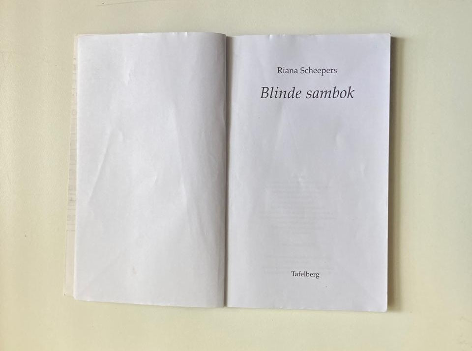 Blinde sambok - Riana Scheepers