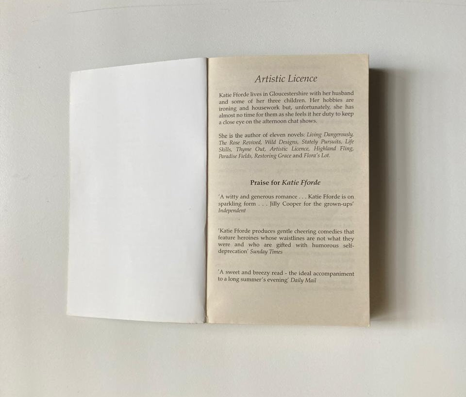 Artistic license - Katie Fforde