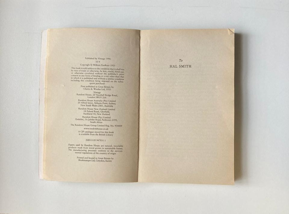 As I lay dying - William Faulkner