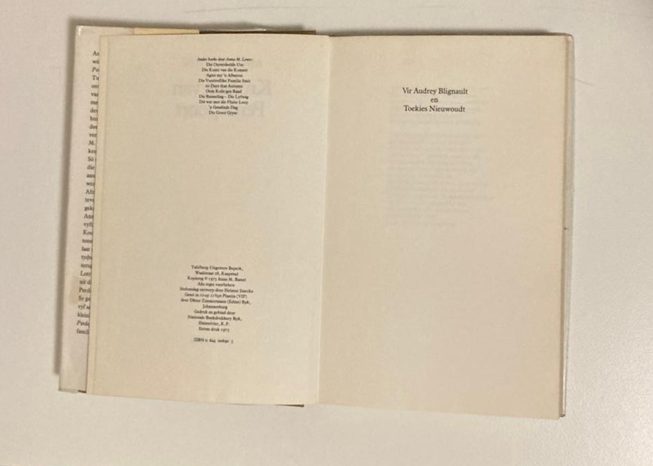 Kroniek van Perdepoort - Anna M. Louw (First edition)