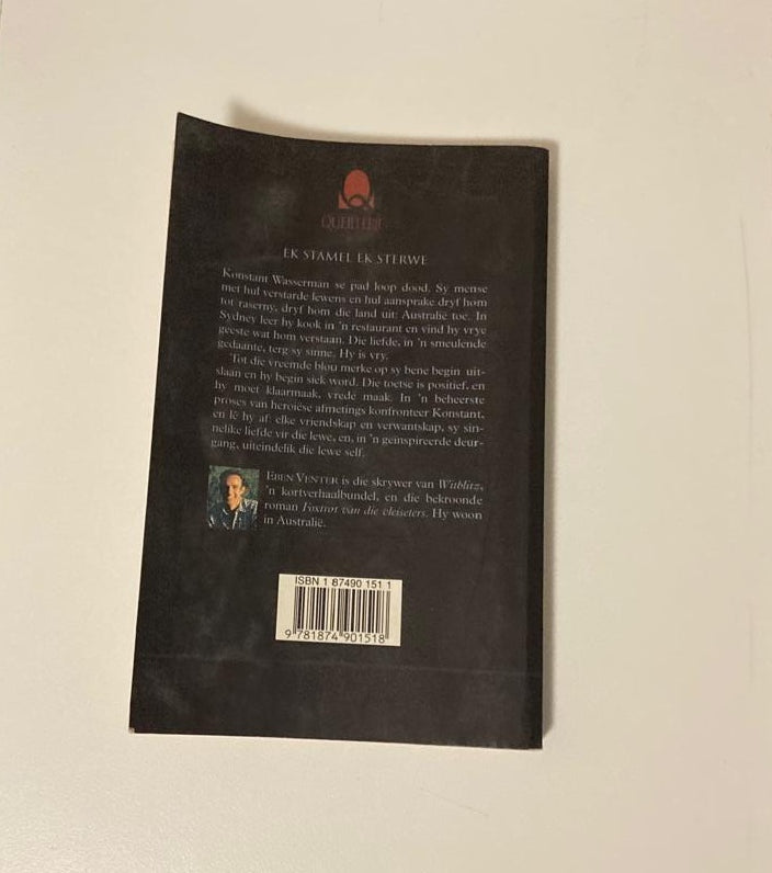 Ek stamel ek sterwe - Eben Venter (First edition)