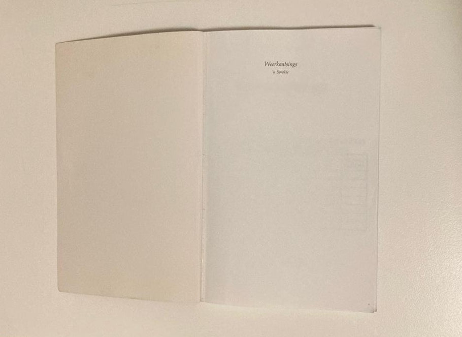 Weerkaatsings: ’n Sprokie - Eleanor Baker
