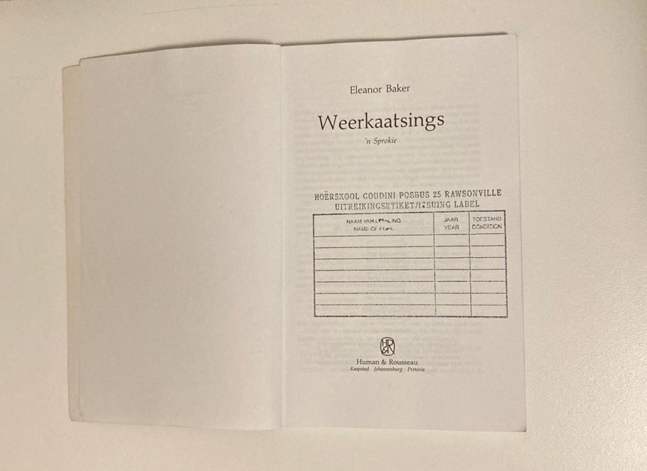Weerkaatsings: ’n Sprokie - Eleanor Baker