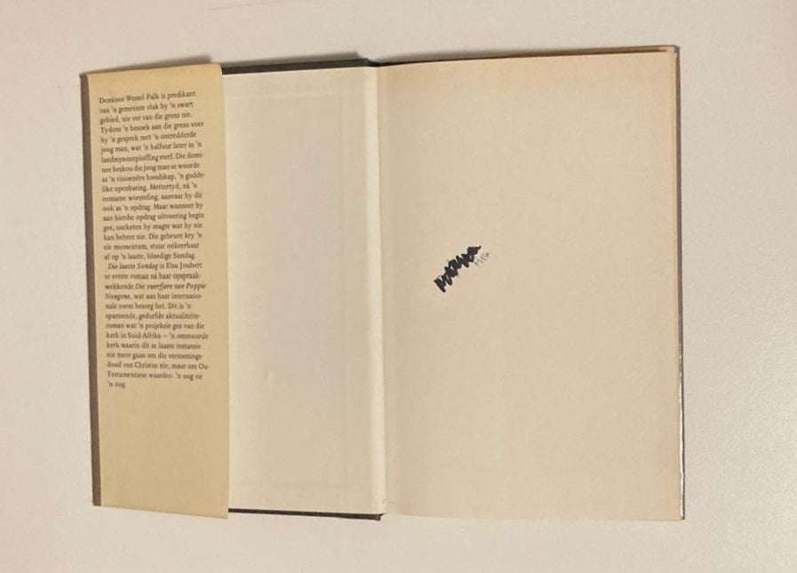 Die laaste Sondag - Elsa Joubert (First edition)
