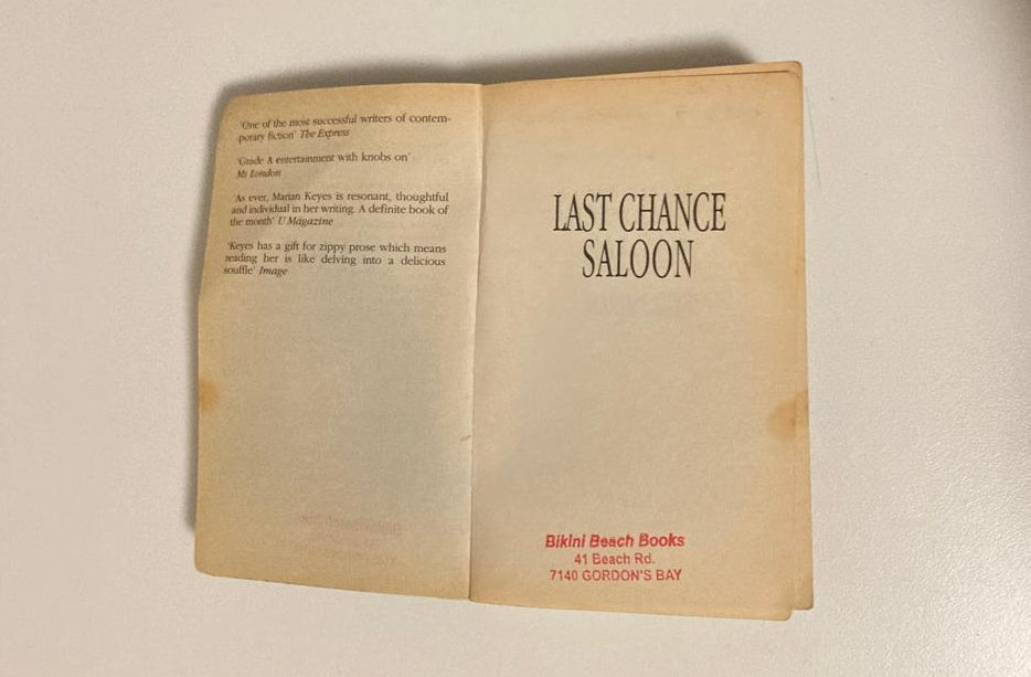 Last chance saloon - Marian Keyes