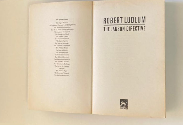 The Janson directive - Robert Ludlum (Paul Janson #1)