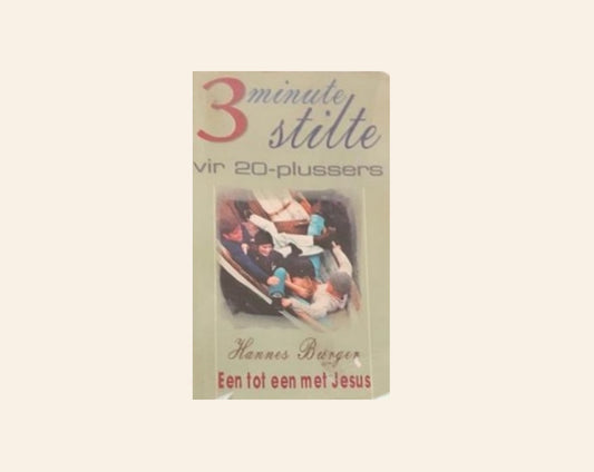 3 minute stilte vir 20-plussers - Hannes Burger