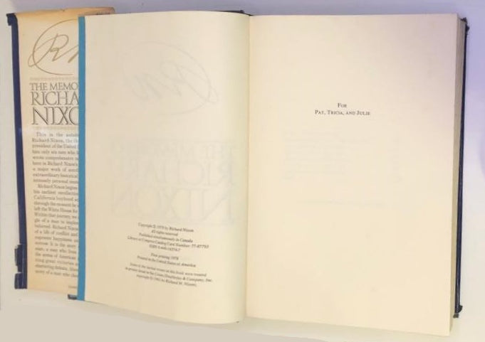 The memoirs of Richard Nixon (First edition)