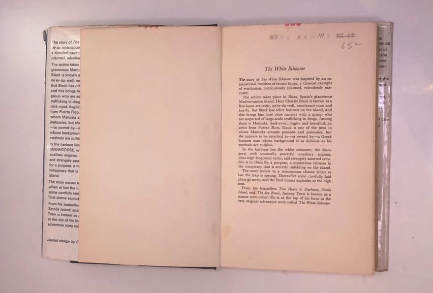 The white Schooner - Anthony Trew (First edition)