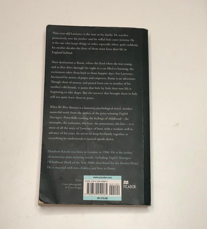 When we were romans - Matthew Kneale