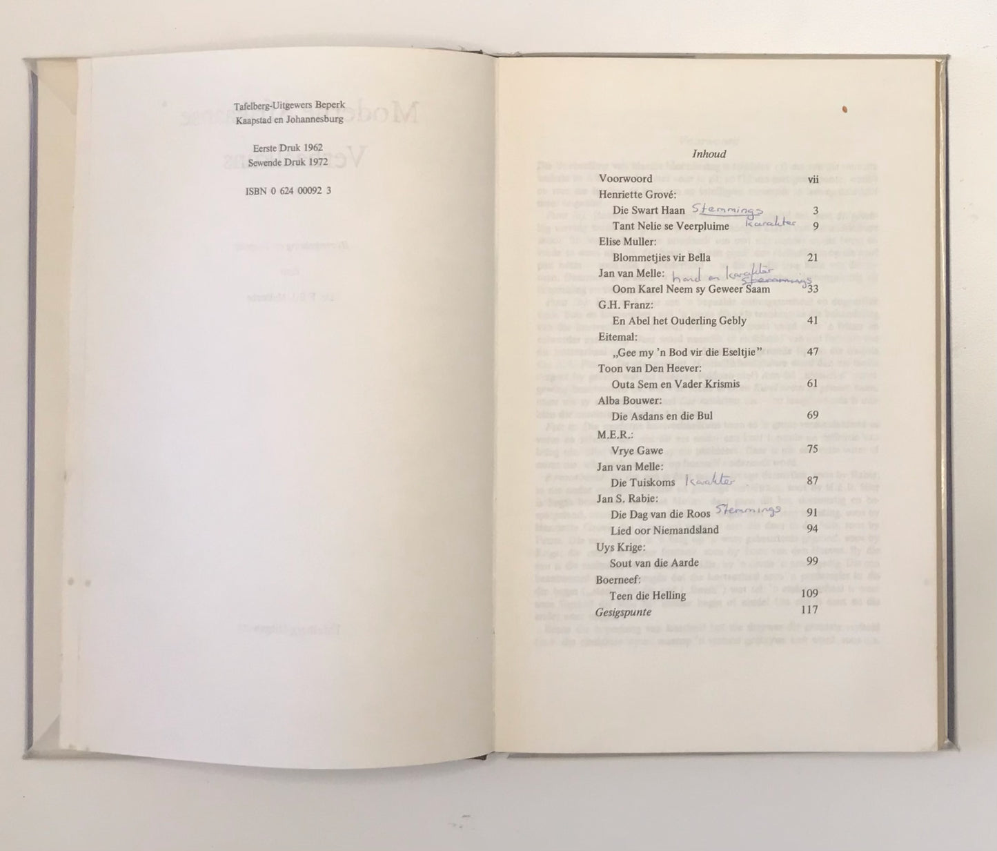 Moderne Afrikaanse verhaalkuns: Bygebring en toegelig deur Dr. F.E.J. Malherbe