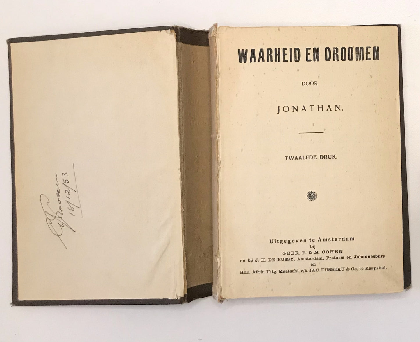 Waarheid en droomen - Jonathan