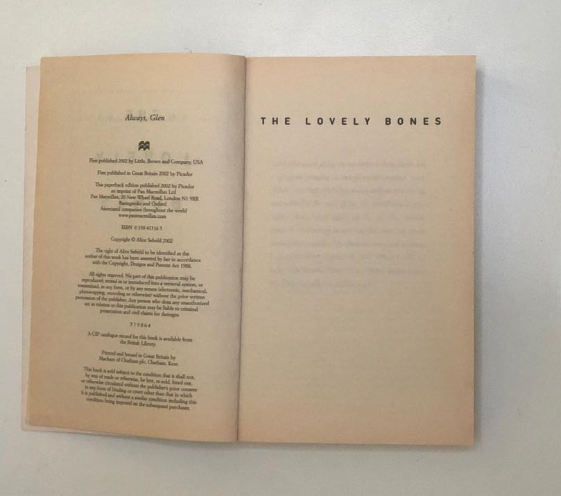 The lovely bones - Alice Sebold