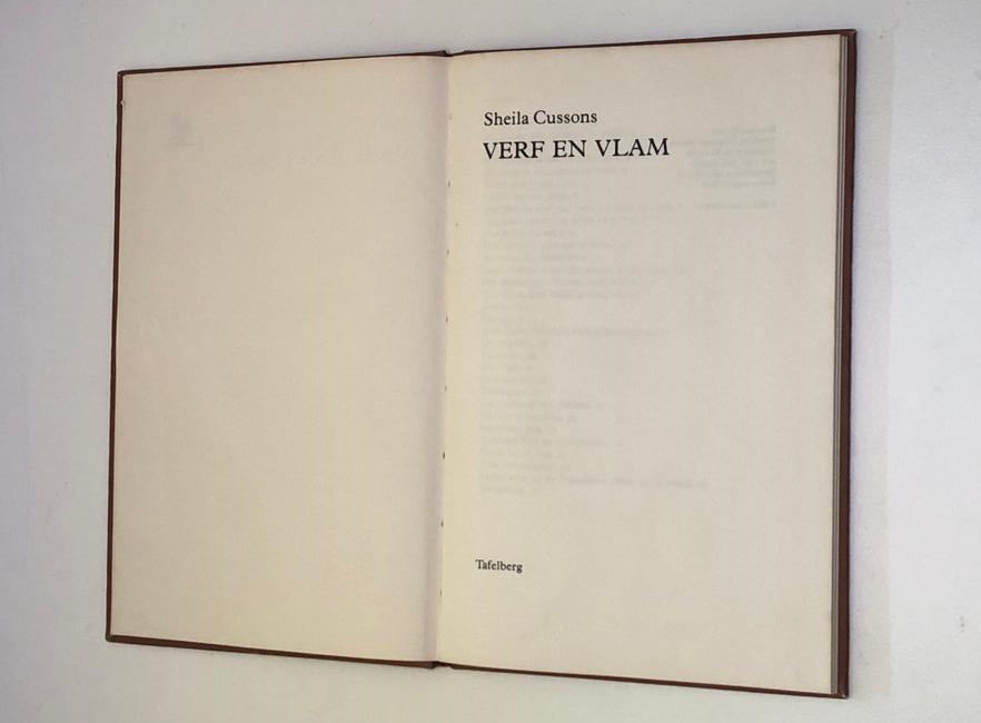 Verf en vlam - Sheila Cussons (First edition)