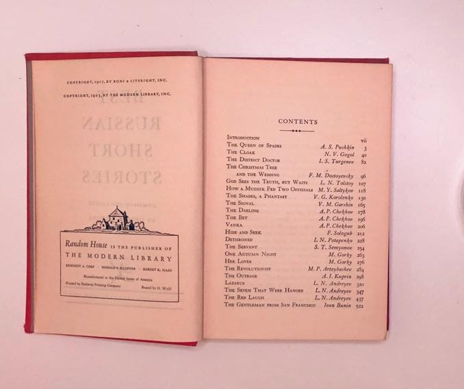 Best Russian short stories - Modern Library