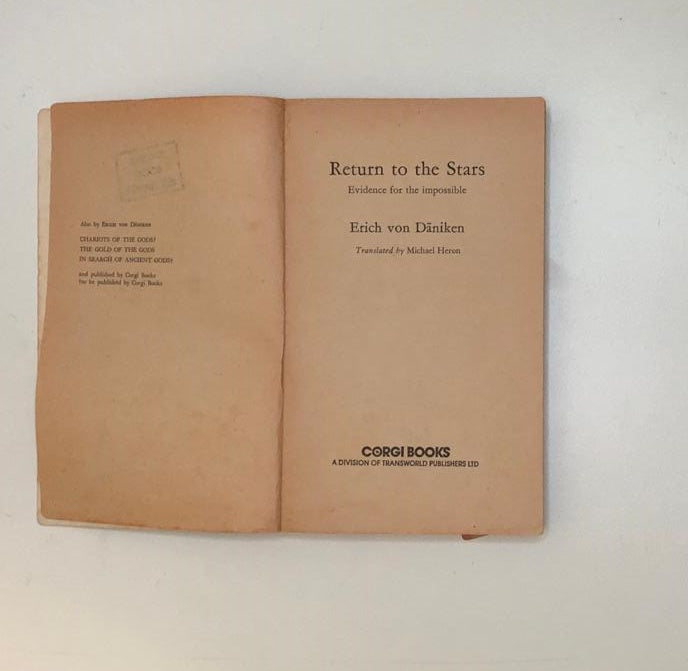 Return to the stars: Gods from outer space - Erich von Daniken