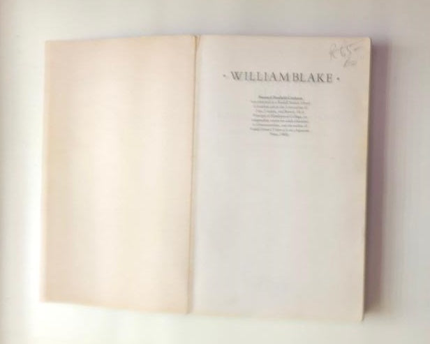William Blake: Prophet of universal brotherhood (First edition)