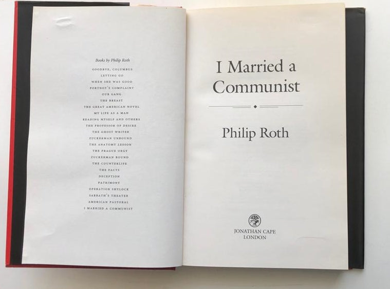 I married a communist - Philip Roth