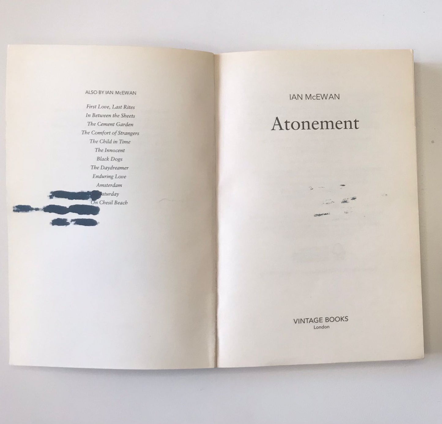 Atonement - Ian McEwan