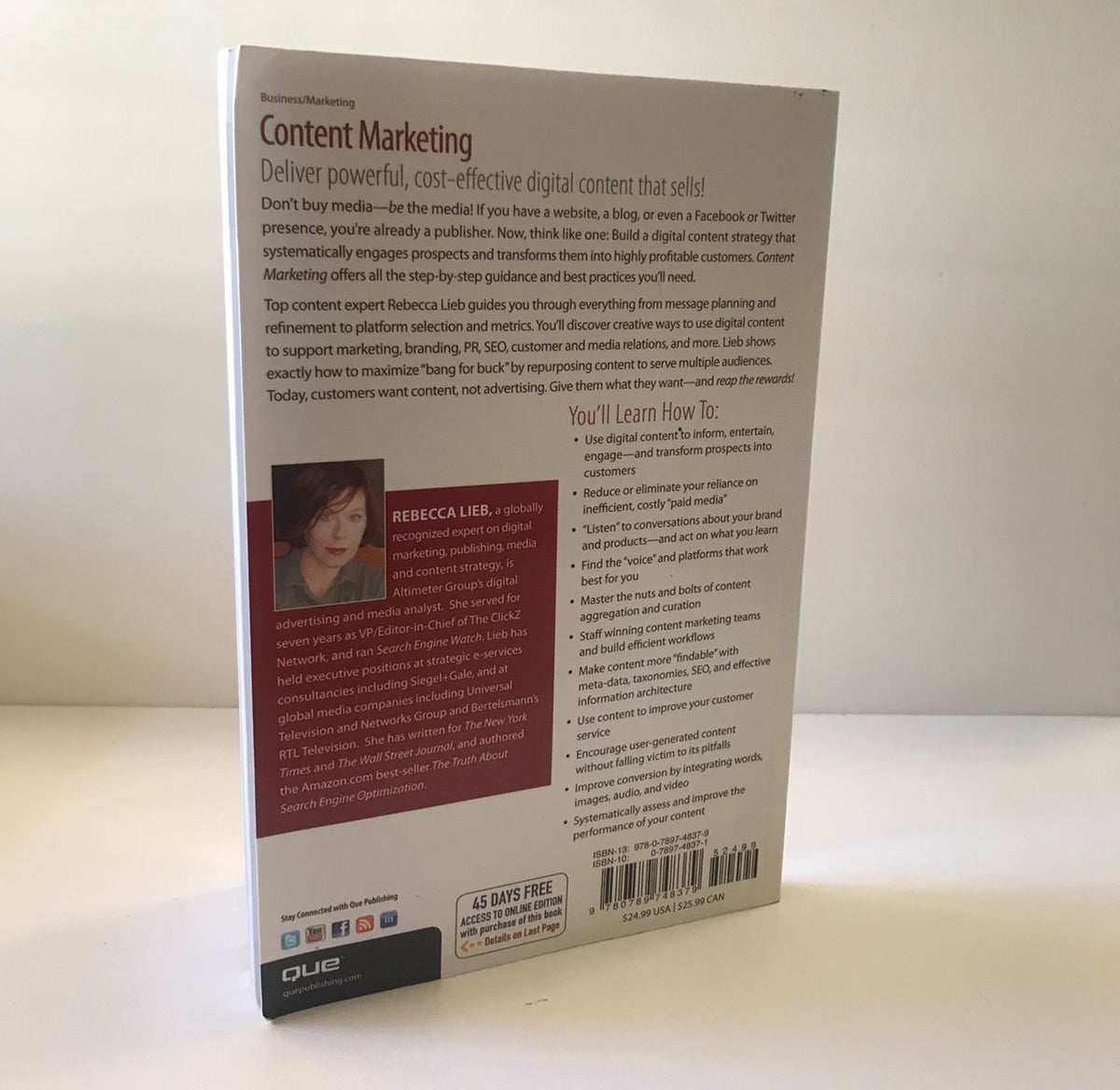Content marketing: Think like a publisher - How to use content to market online and in social media - Rebecca Lieb