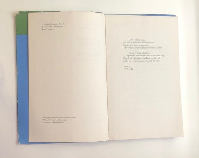 Die laaste van die takhare en ander verhoogstukke - C.J. Langenhoven (First edition)