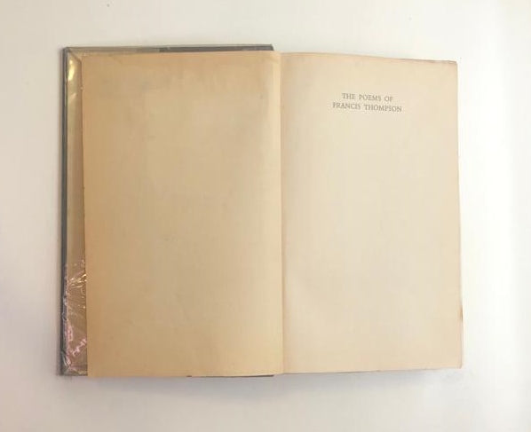 The poems of Francis Thompson (1913 edition - Rare)