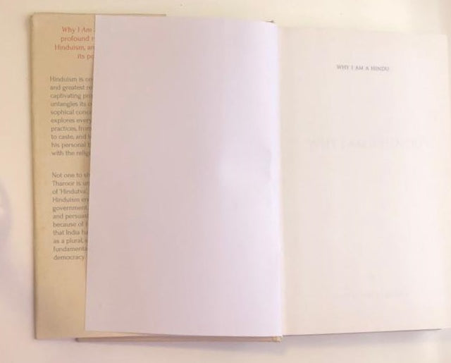 Why I am a Hindu - Shashi Tharoor (First edition)