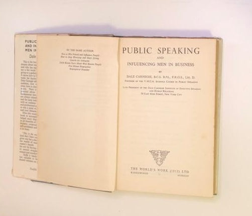 Public speaking & influencing men in business - Dale Carnegie
