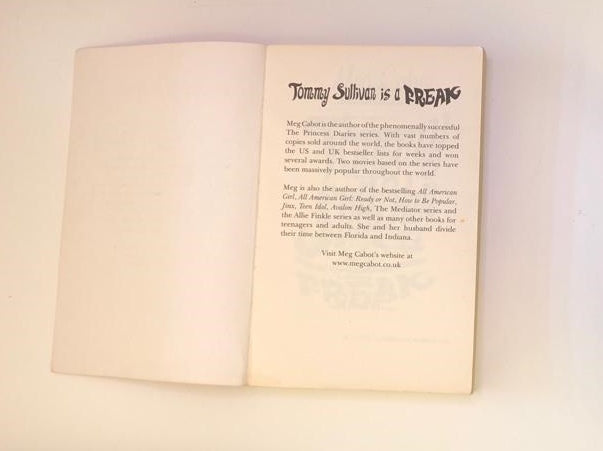 Tommy Sullivan is a freak - Meg Cabot