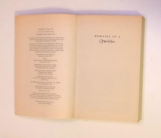 Memoirs of a geisha - Arthur Golden