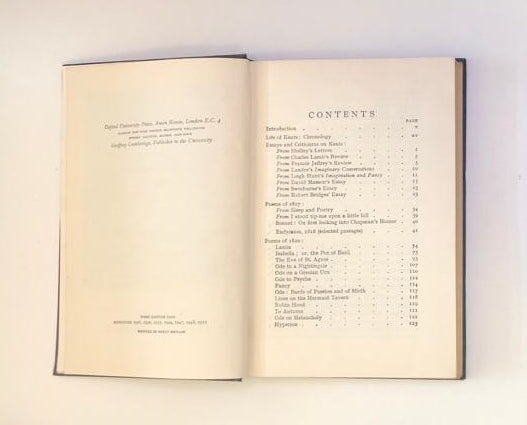 Keats poetry & prose - Oxford University Press