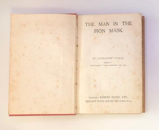 The man in the iron mask - Alexandre Dumas (Rare)