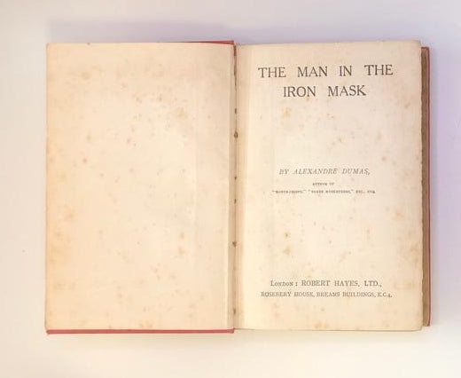 The man in the iron mask - Alexandre Dumas (Rare)