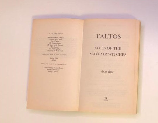 Taltos: Lives of the Mayfair witches - Anne Rice