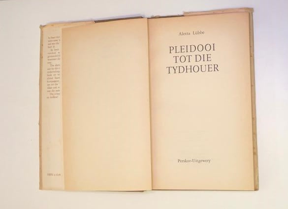 Pleidooi tot die tydhouer - Aletta Lübbe (First edition)
