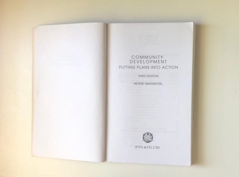 Community development: Putting plans into action - Hennie Swanepoel