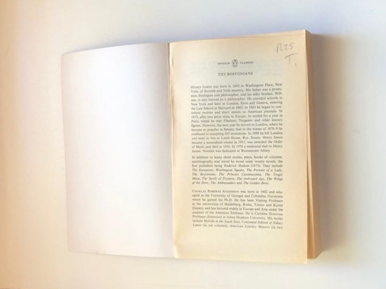 The Bostonians - Henry James