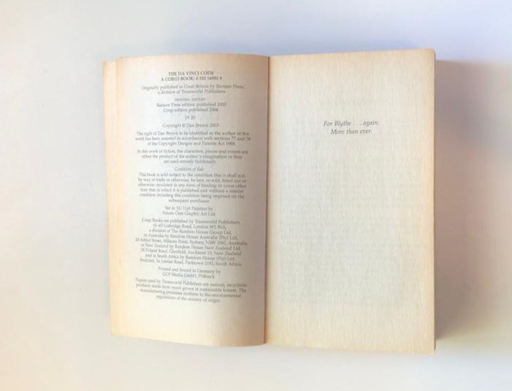 The Da Vinci code - Dan Brown