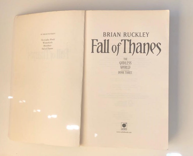 Fall of Thanes - Brian Ruckley