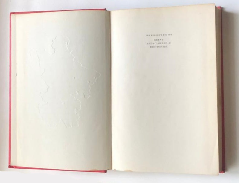 The Reader's Digest Great Encyclopaedic Dictionary  (Two books: A-L: Volume 1 / M-Z: Volume 2)