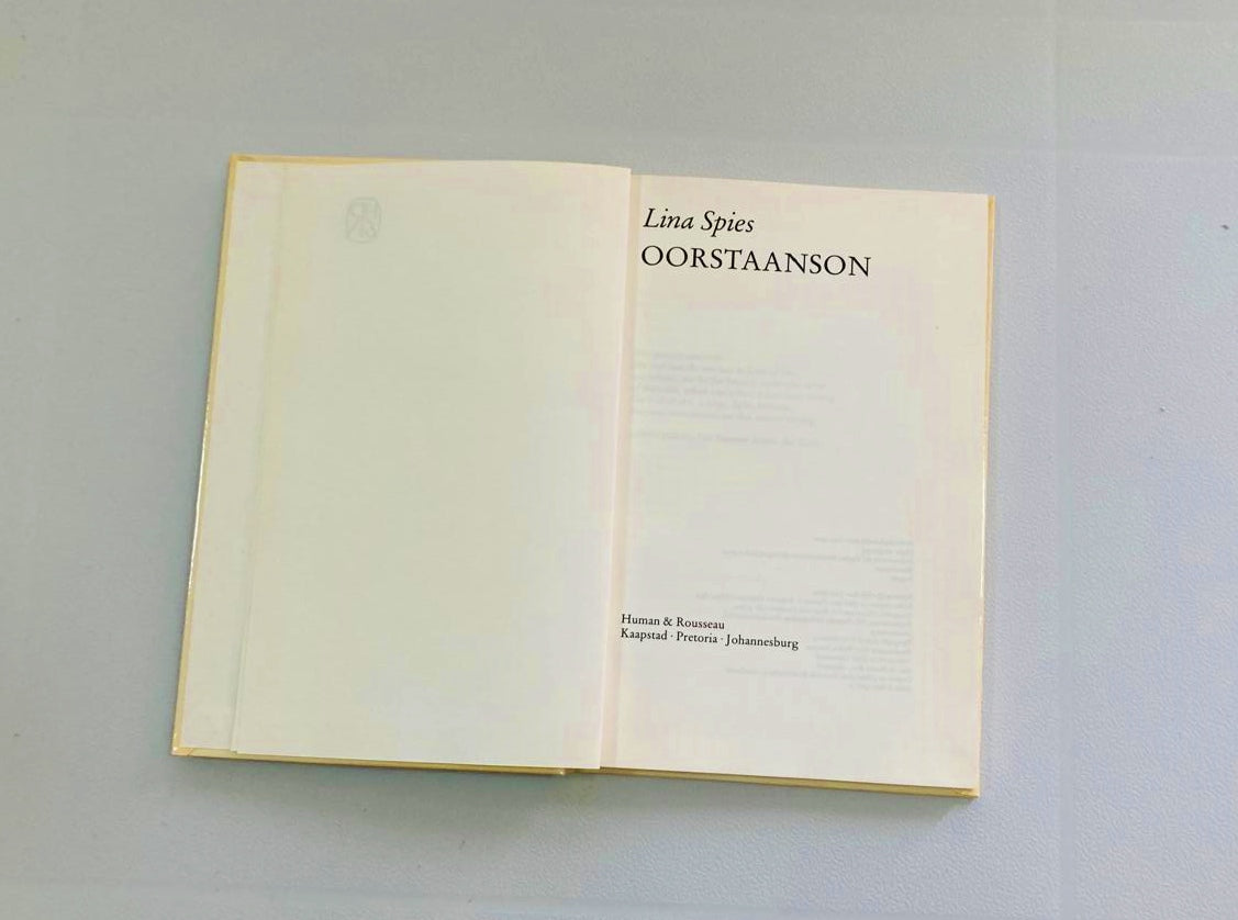 Oorstaanson - Lina Spies (First edition)