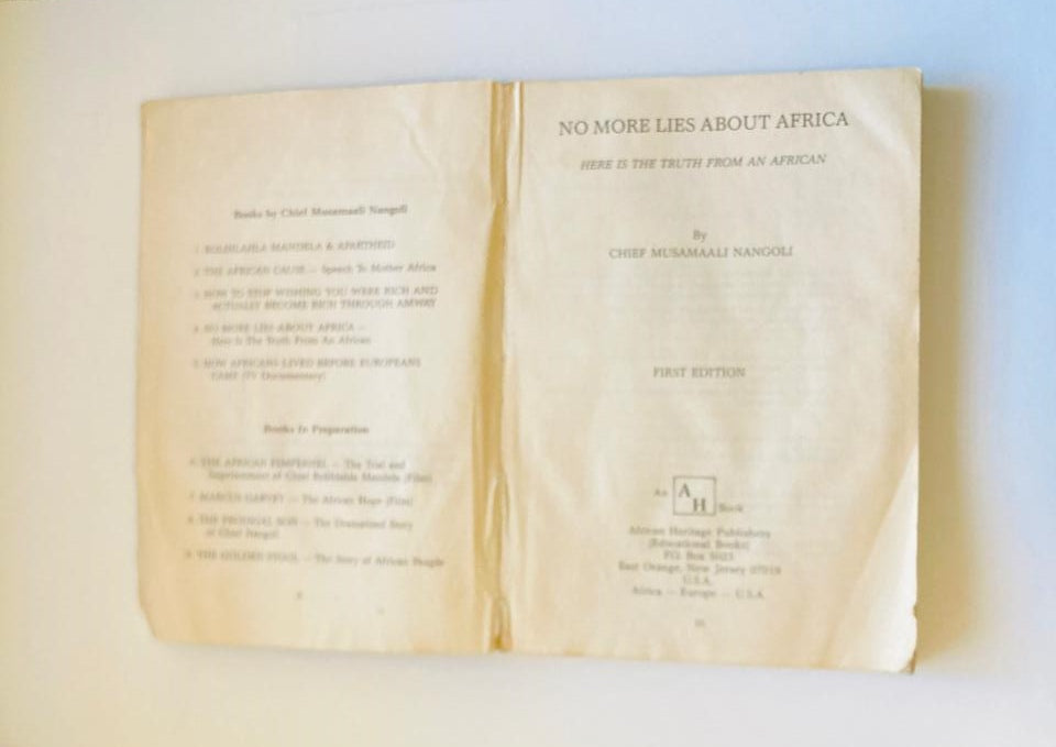 No more lies about Africa: Here's the truth from an African - Chief Musamaali Nangoli