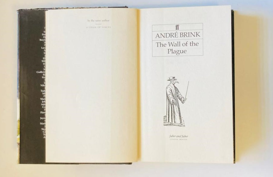 The wall of the plague - André Brink (First edition)
