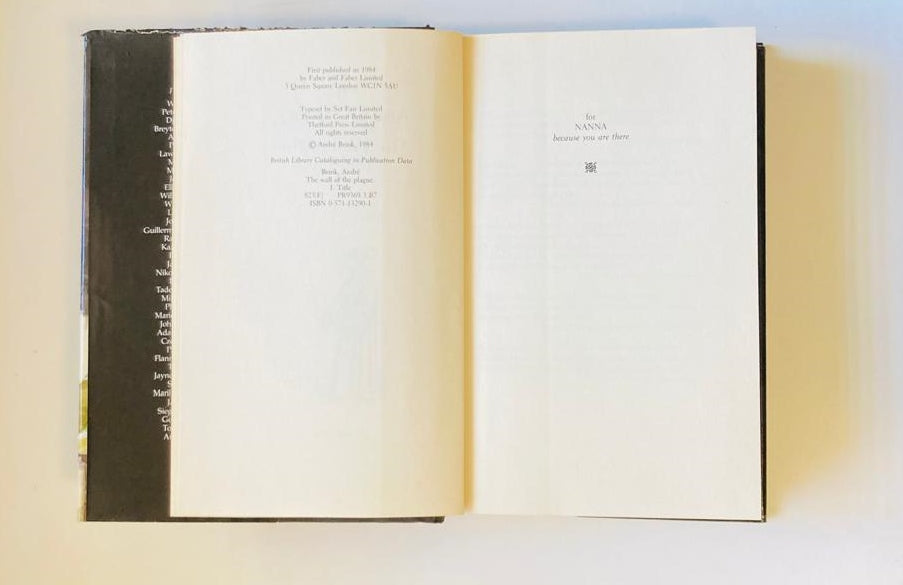 The wall of the plague - André Brink (First edition)