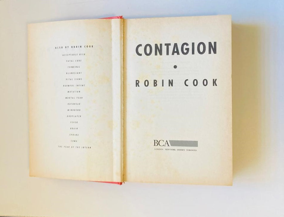 Contagion - Robin Cook (Jack Stapleton and Laurie Montgomery #2)