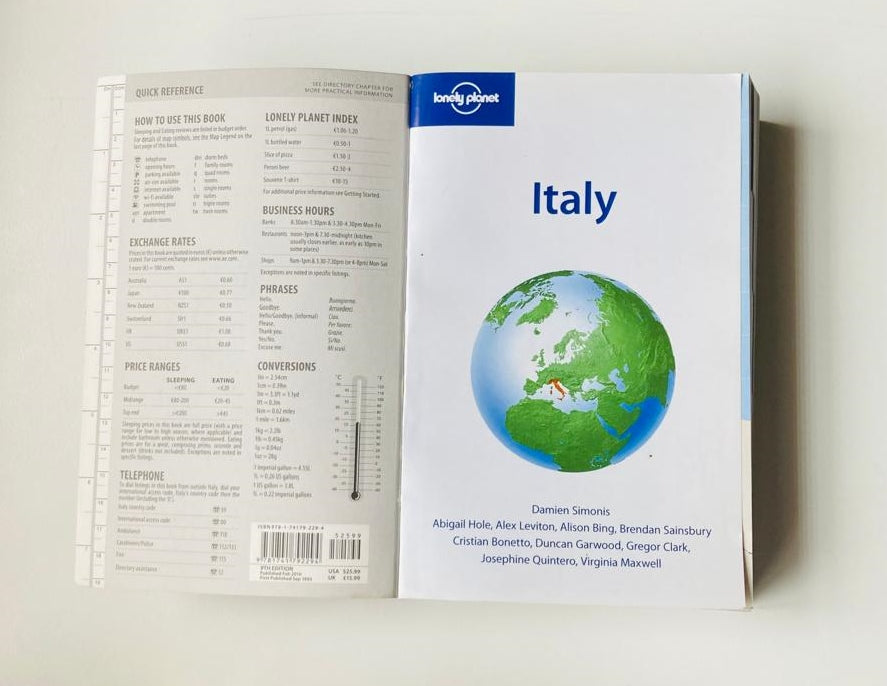 Lonely planet: Italy