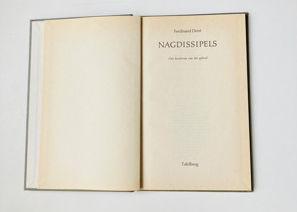 Nagdissipels: Oor kwelvrae van die geloof - Ferdinand Deist (First edition)
