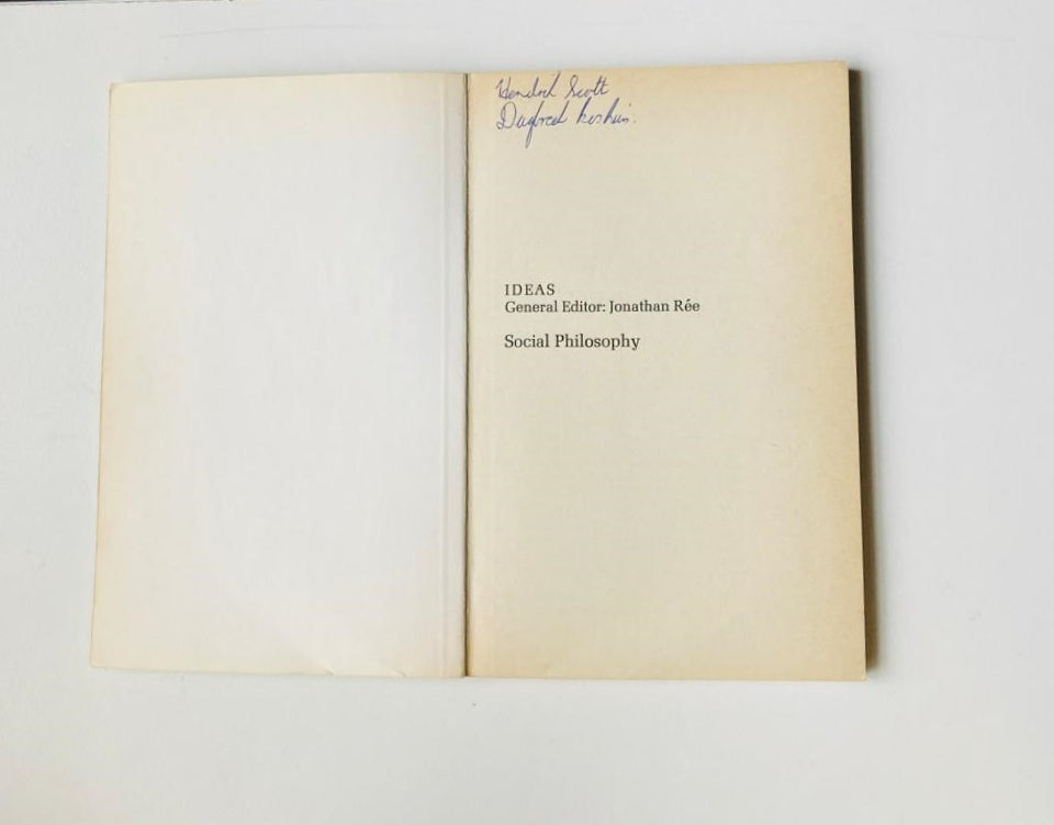 Social philosophy - Hans Fink